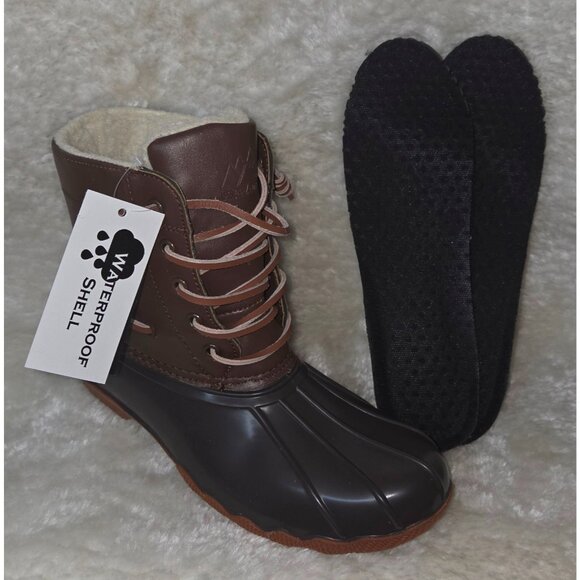 Polar Armour Duck Boots Women's Size 9 M Brown Waterproof NEW - Picture 3 of 12